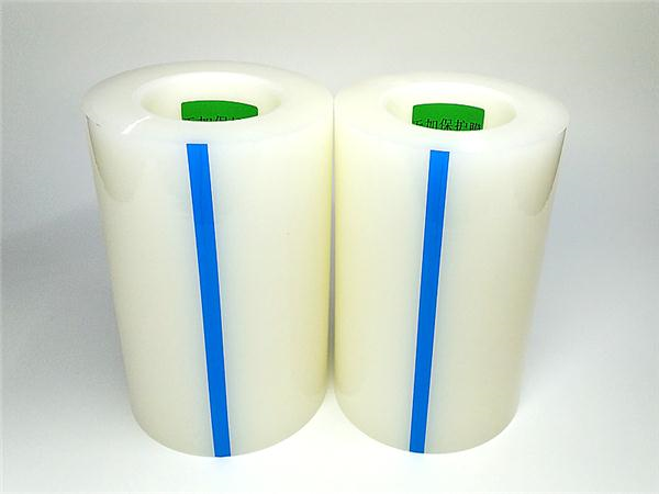 Why does PE protective film leave adhesive residue